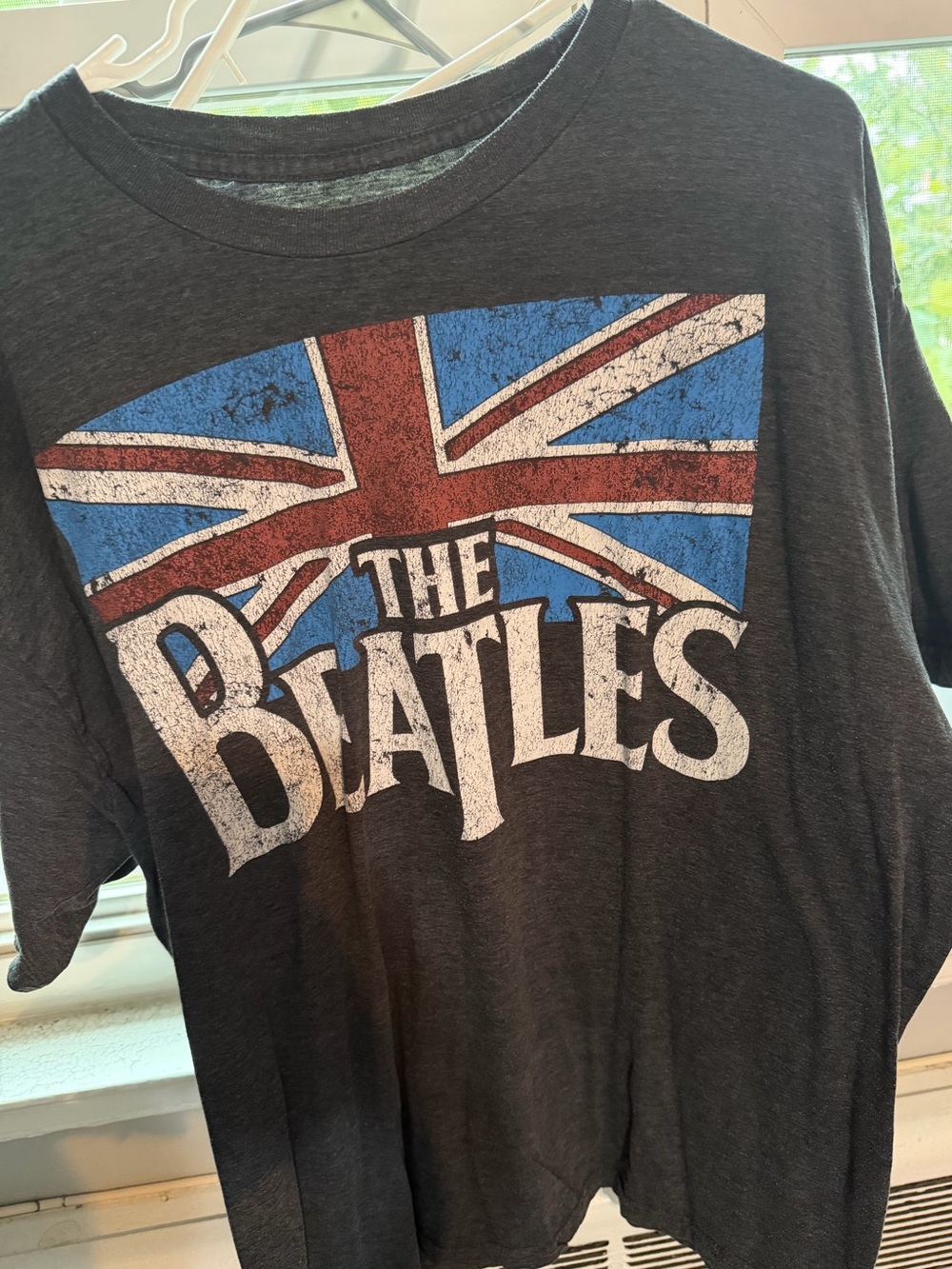 The Beatles men’s Graphic Tee - Black with Union Jack xxl